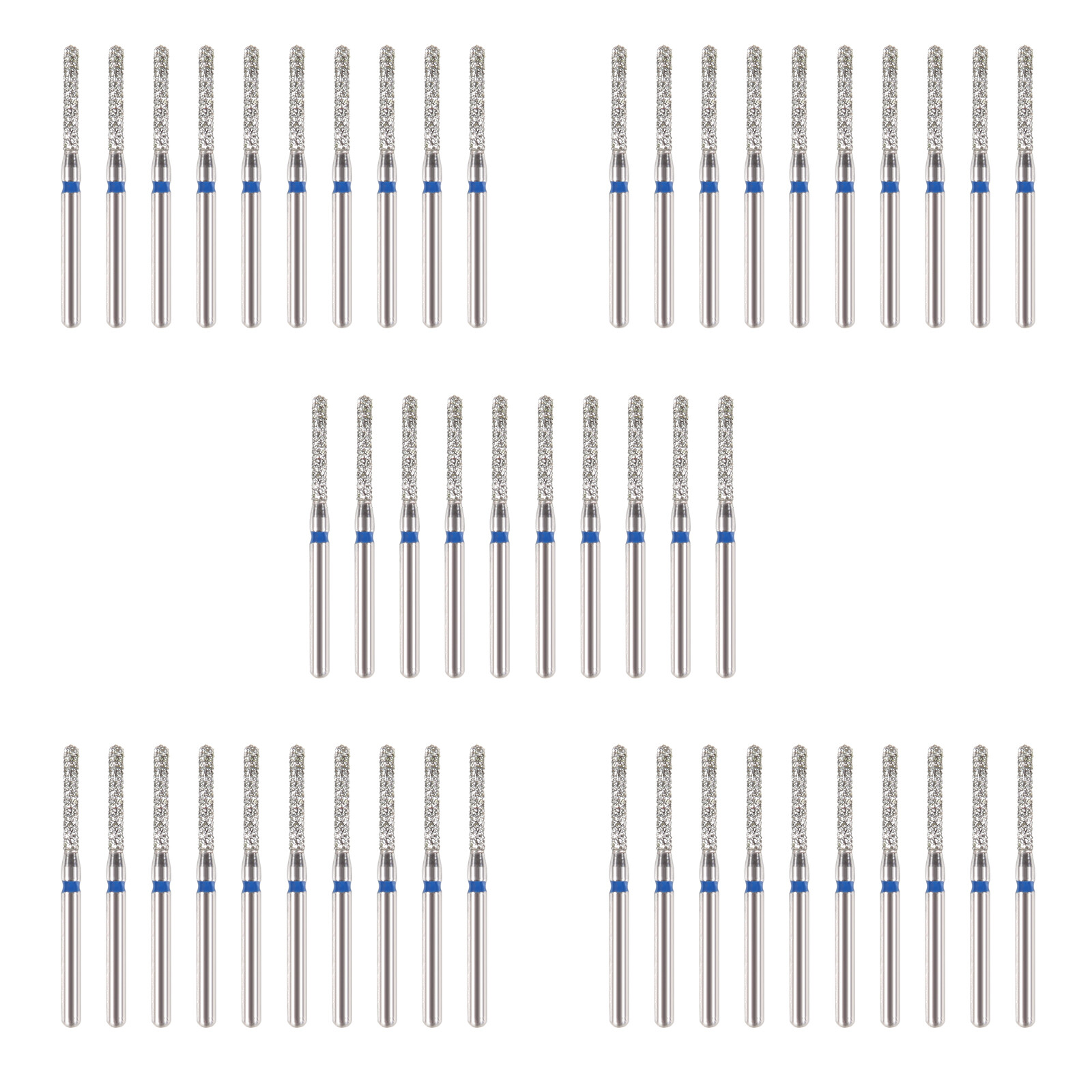 50pcs Dental Standard Diamond FG Burs for High Speed Handpiece 1.6mm SR-11 sa
