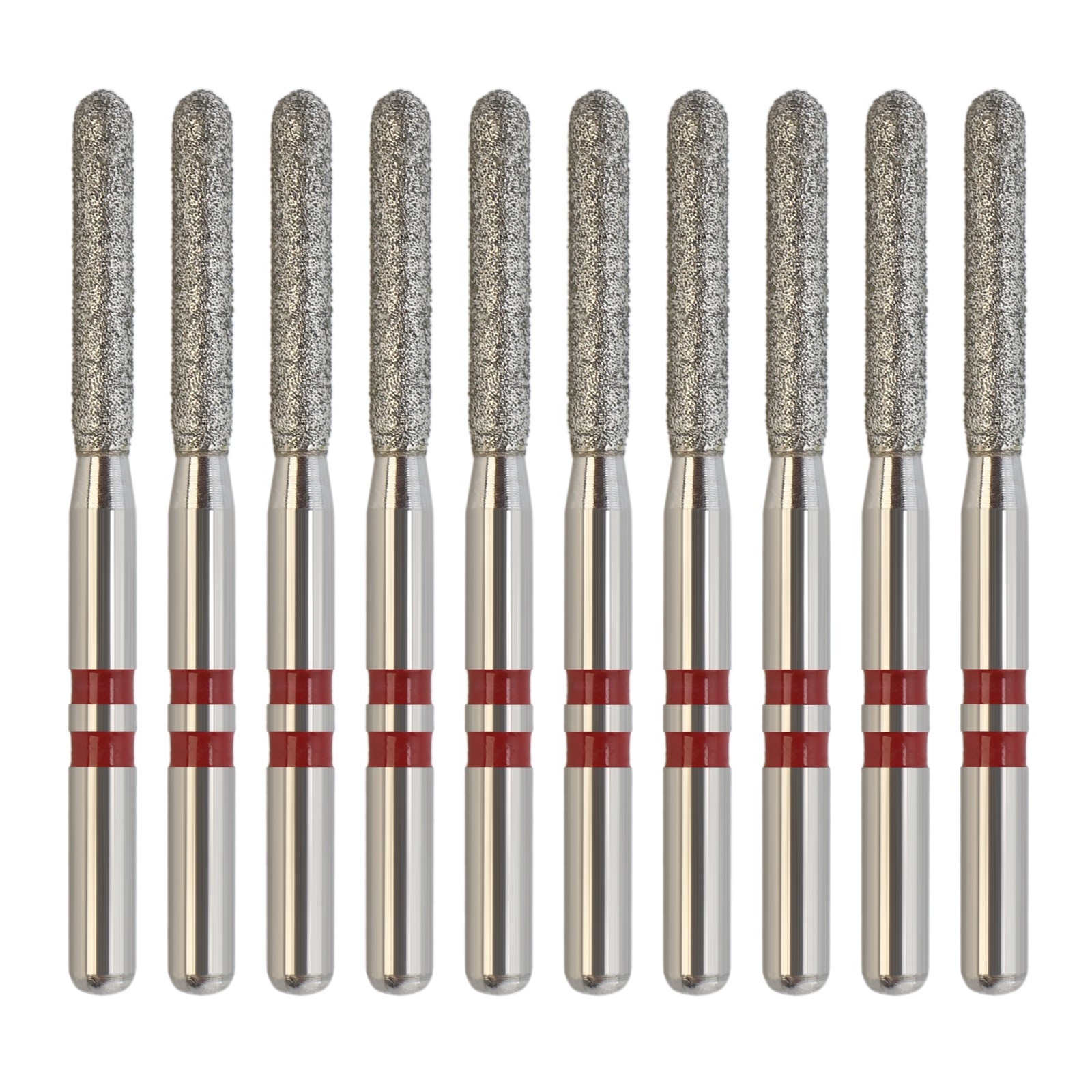 Dental Diamond Burs for Zirconia Adjustment Round End Cylinder FG 881/014 882