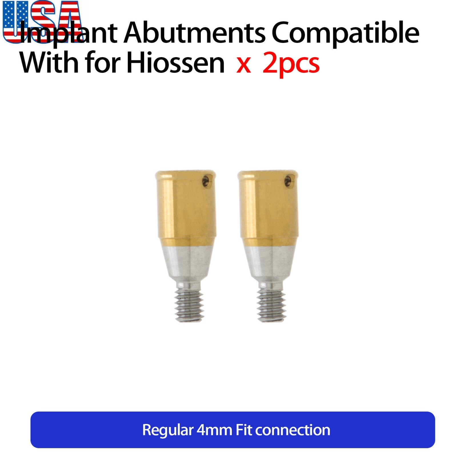 US Regular Locator Attachment Abutments for Hiossen ET Osstem TS 3.0-5.0mm GH
