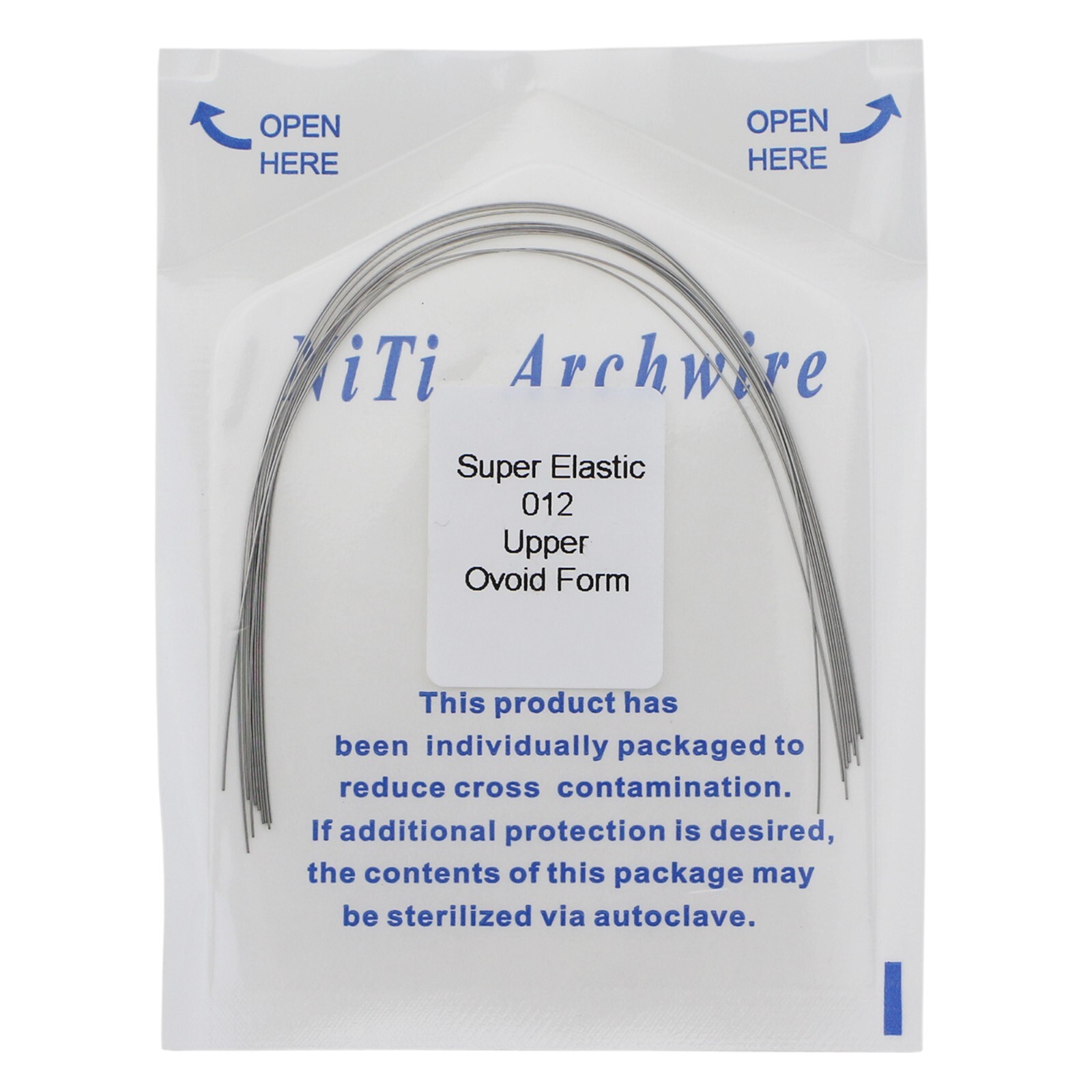 arcos de ortodoncia NiTi Rectangular Round Natural Ovoid Orthodontic Arch Wire