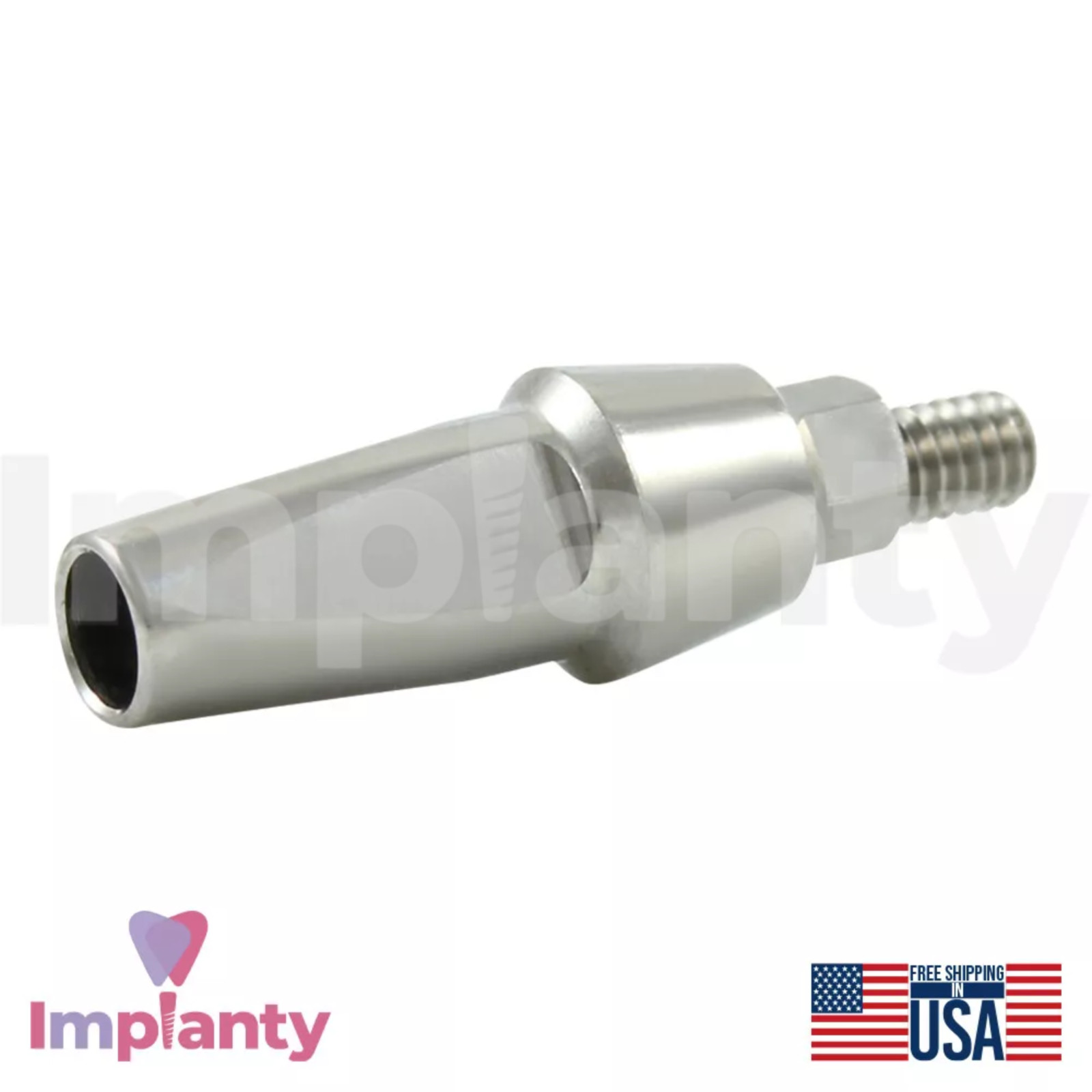 GDT Straight Dental Anatomic Impression Titanium Closed Tray Int Hex 2.42mm