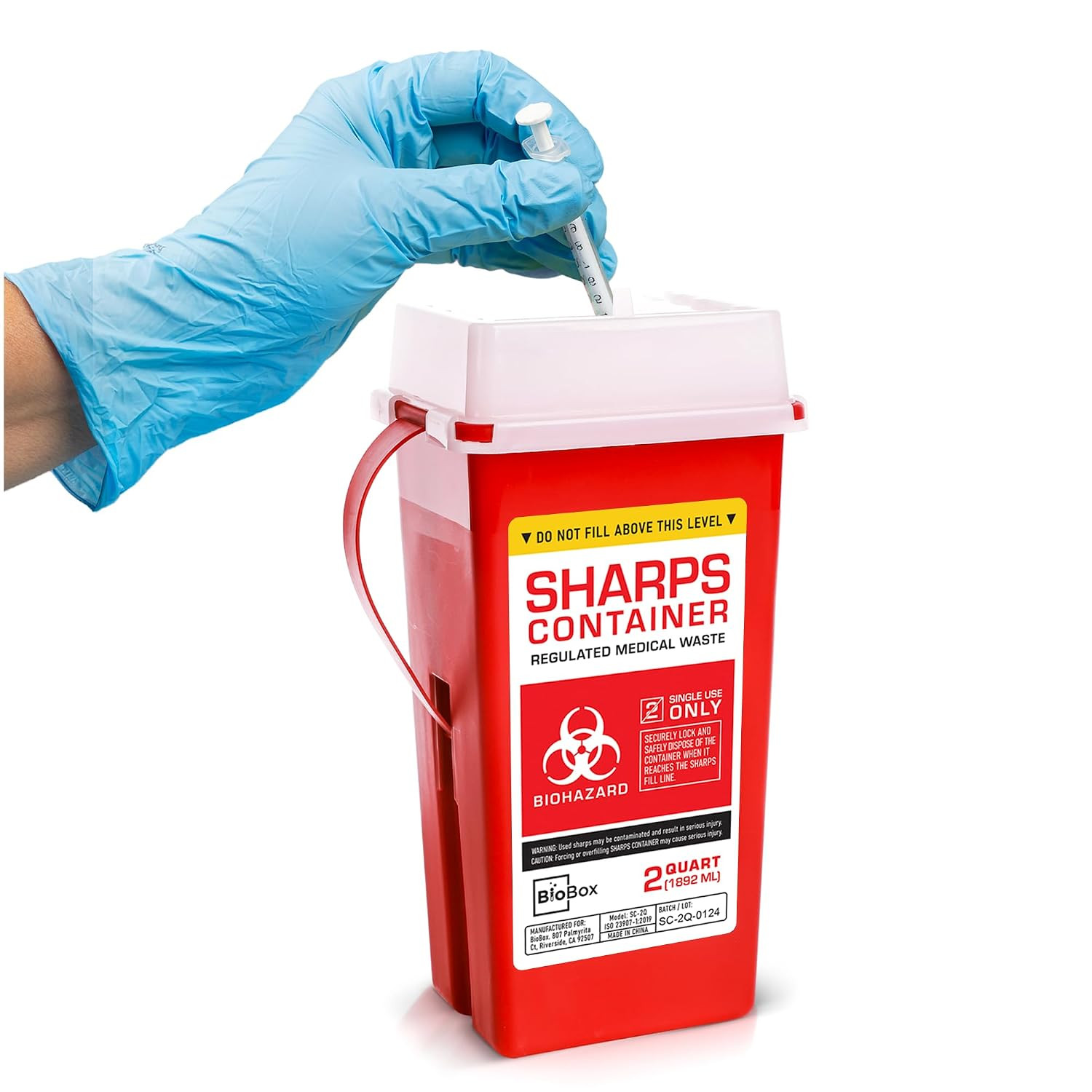 Sharps Container Small – Sharps Containers for Home Use and Labs – Portable Need