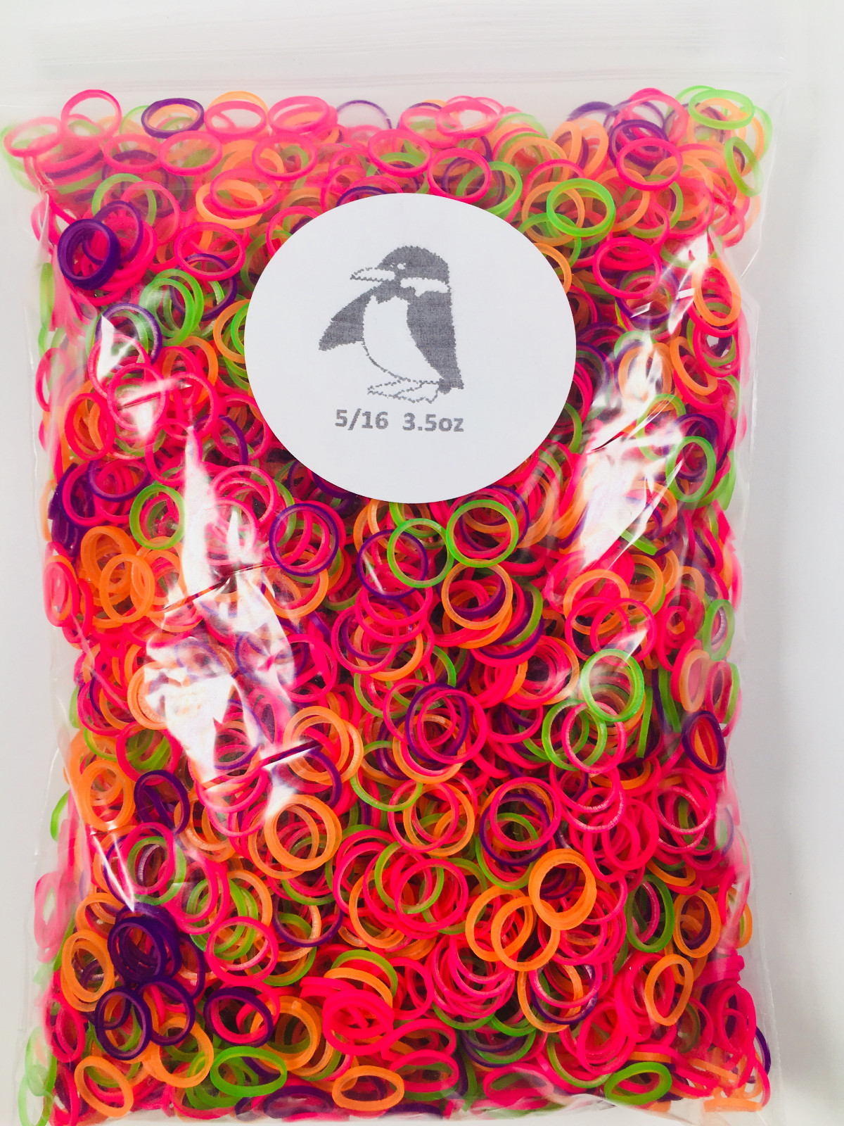 5000pc Dental Orthodontic Ligature Elastic Bands Colorful Stretchy Strong Beauty