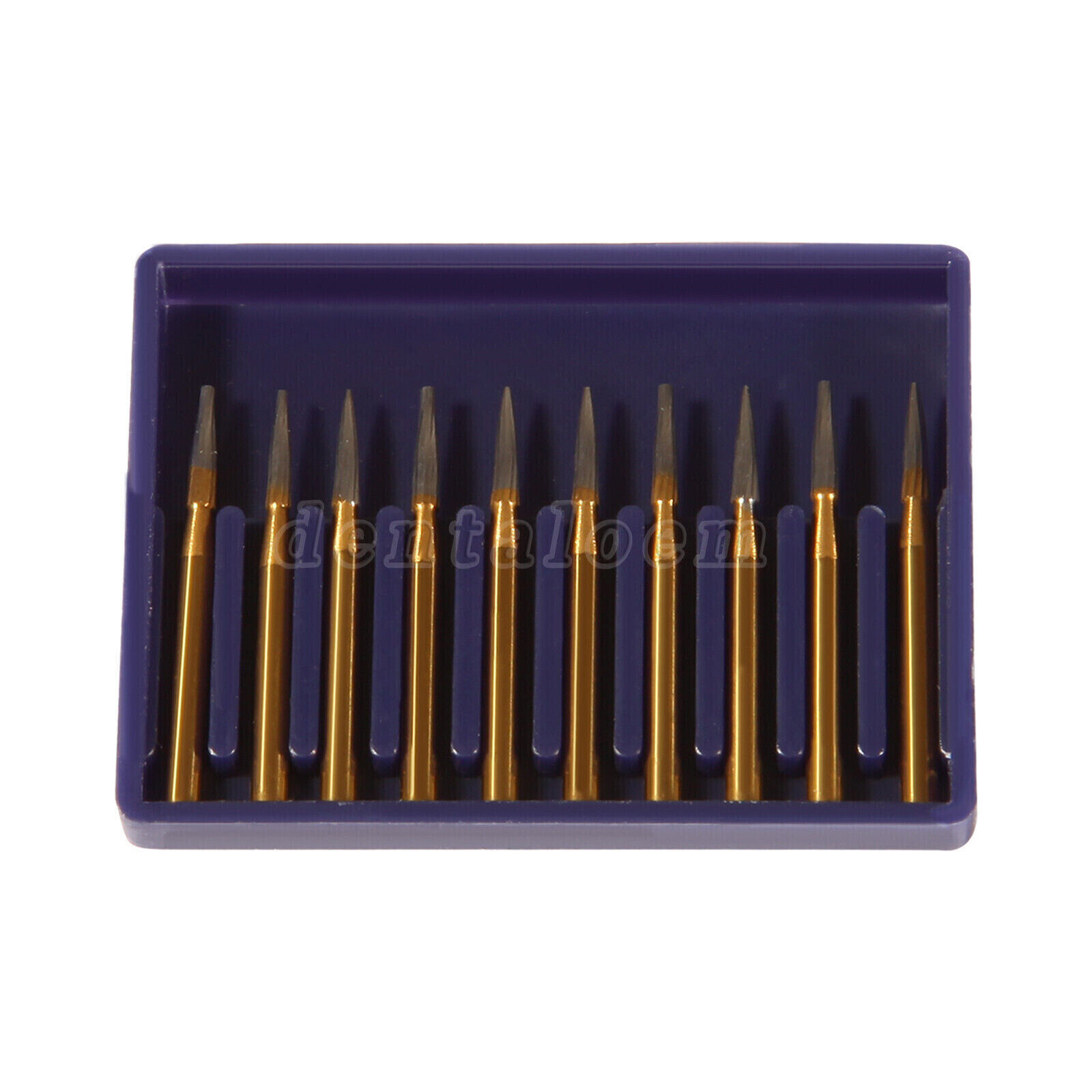 10 Pcs Dental Tungsten Carbide Trimming & Finishing Burs Drill Smooth FG 7901