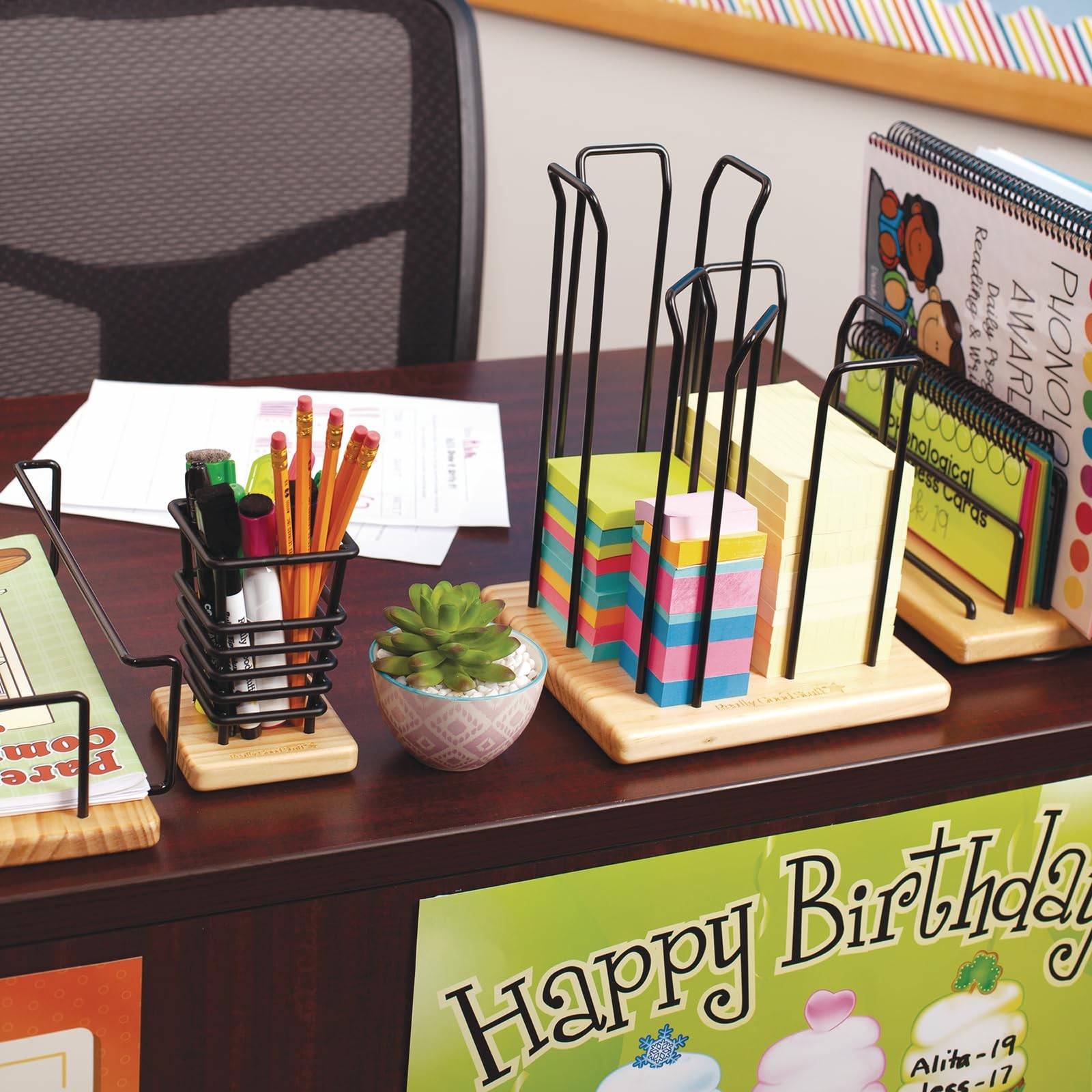 Really Good Stuff Sticky Note Storage City 167438
