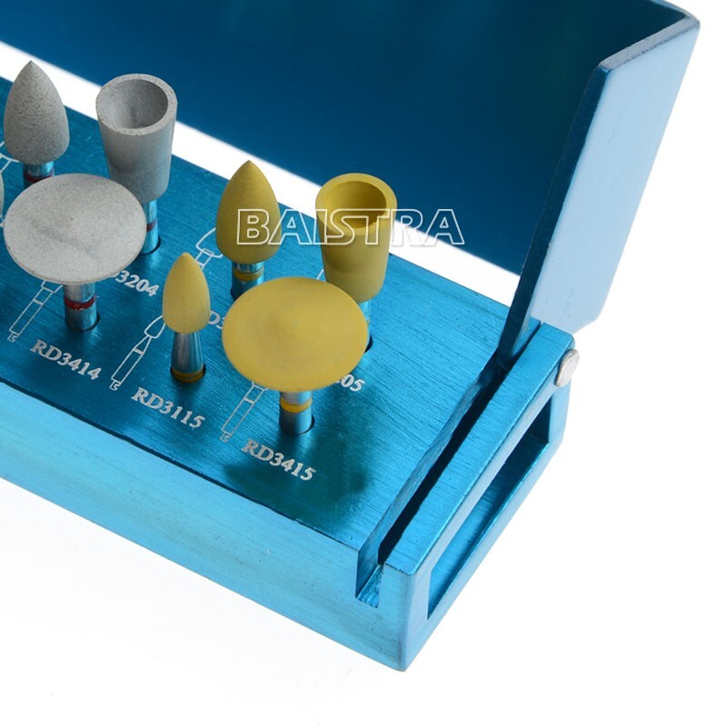 USA Dental Zirconia Polishing RA 3112 Diamond Burs Kit for Low Speed Handpiece