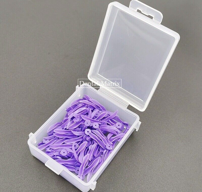 Dental Disposable Plastic Wedge Diastema Wedges Tooth Gap Arc Filling with Hole