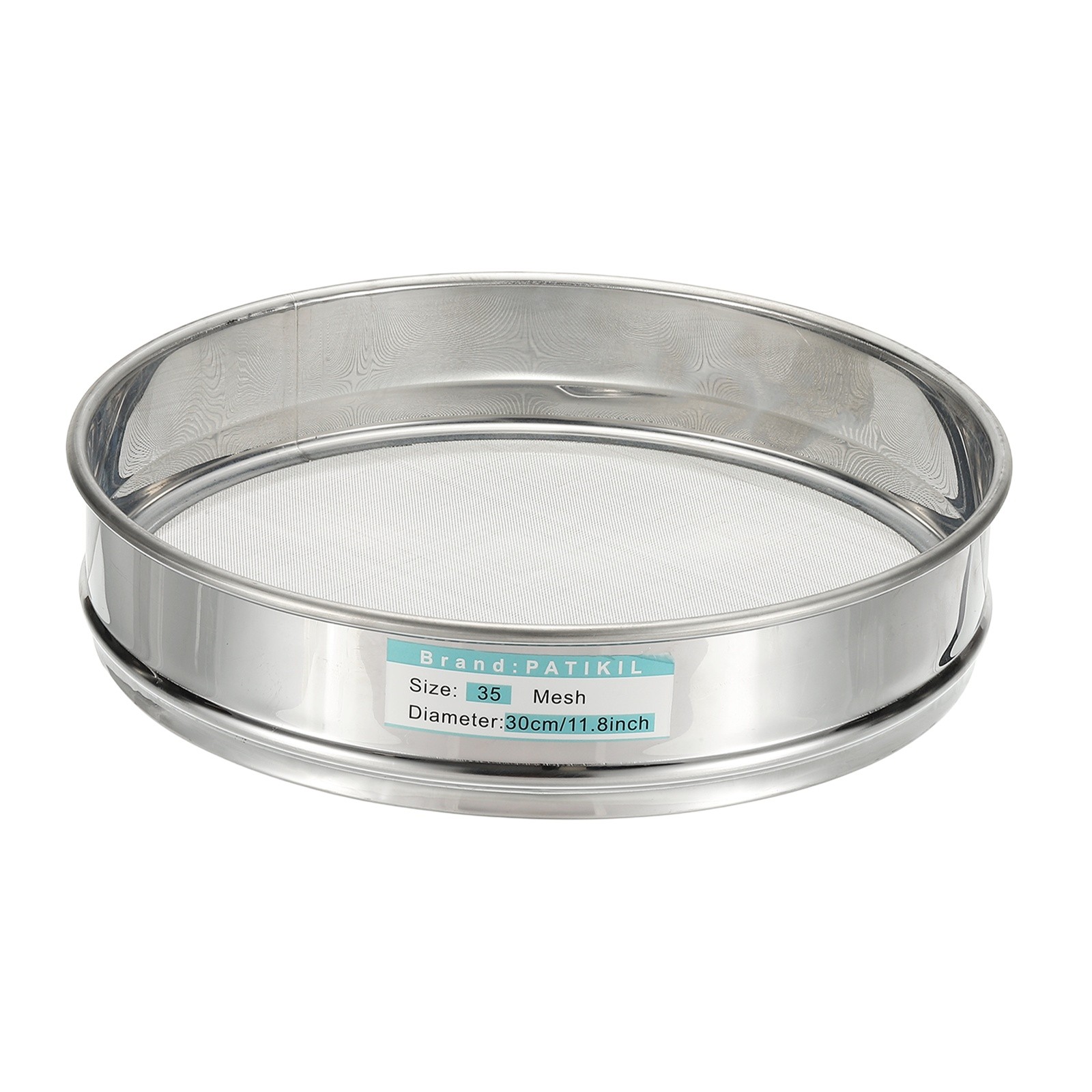 35 Mesh Lab Sieve, 11.8″ Diameter Test Sieve 304 Stainless Steel(0.5mm)