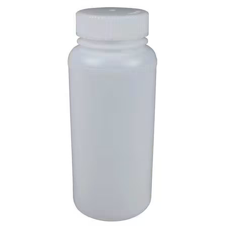 Zoro Select 10625-9007 Bottle, 16 Oz., Pk100, 10625-9007