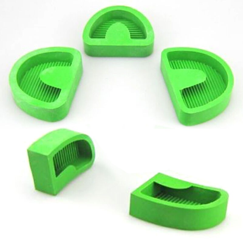 5 Set Dental Silicone Plaster Model Former Base S/M/L/Left/Right Grinding Tool