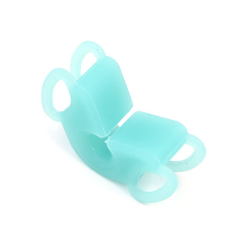 2 Pcs/Set Dental Silicone Bite Blocks Cheek Retractor Mouth Prop 135 ℃ Sterilize