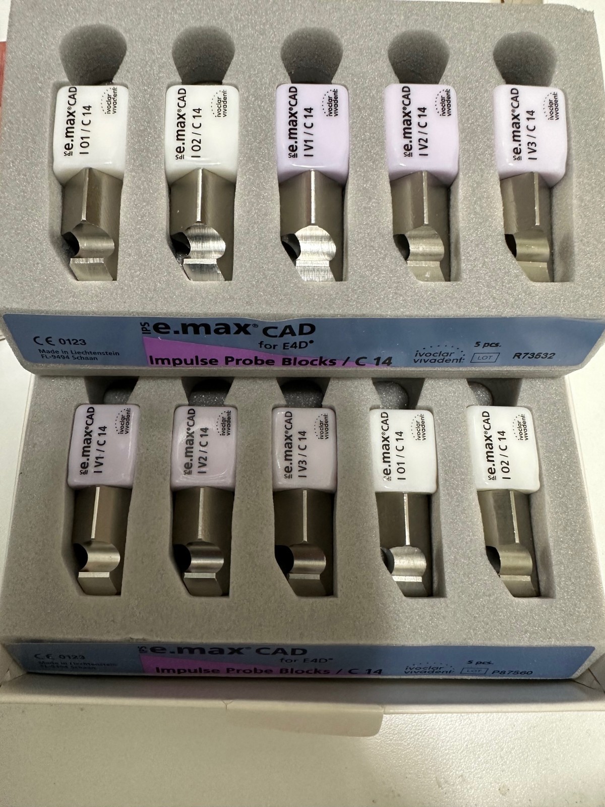 Ivoclar IPS e.max CAD Blocks -multiple sizes + shades