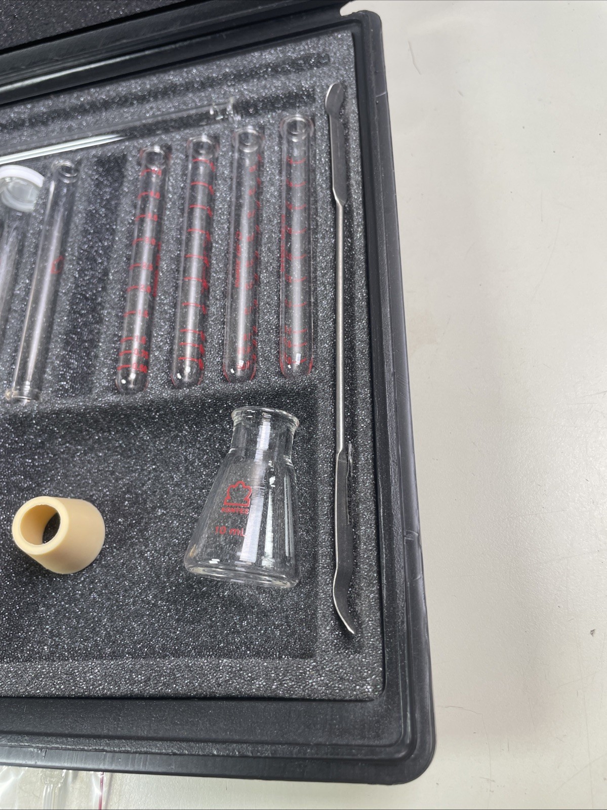 USED Kontes Microflex Williamson K-748000-0000 Chemistry Kit 16pc Glass + More 6