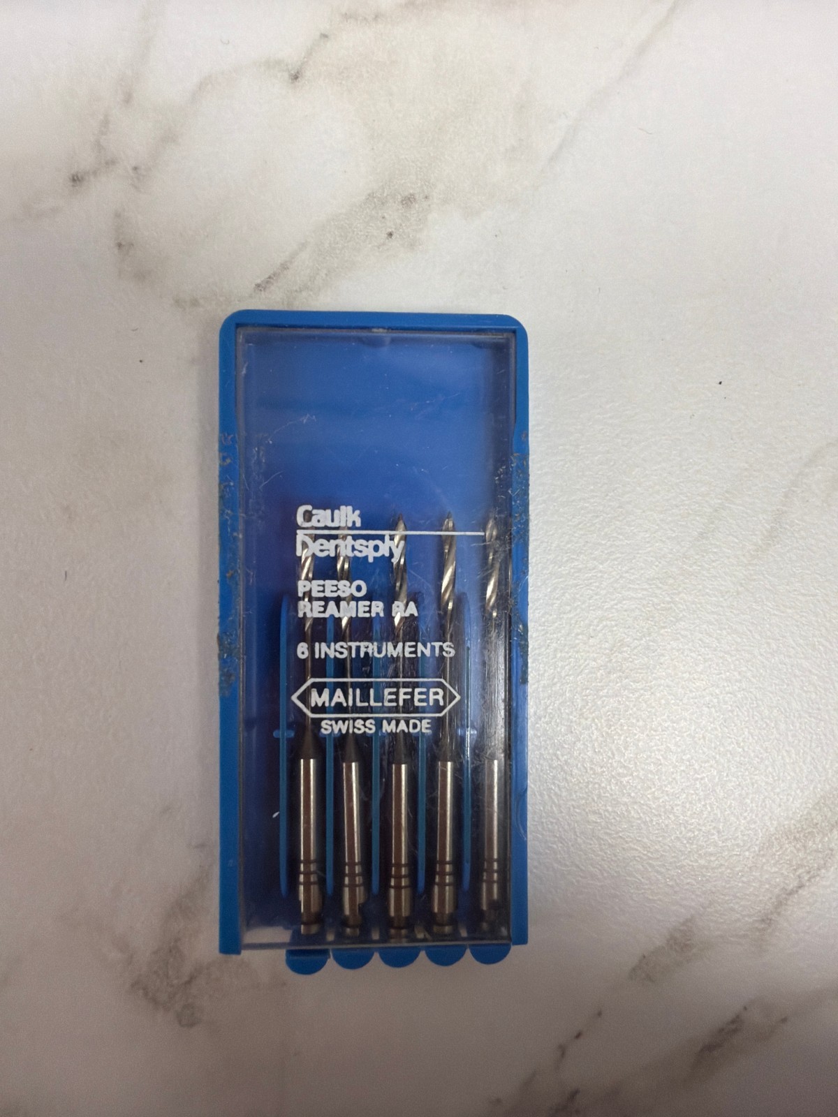 Caulk Dentsply Maillefer Peeso Reamer RA 32mm #1-6 Assorted – Full Set of 6