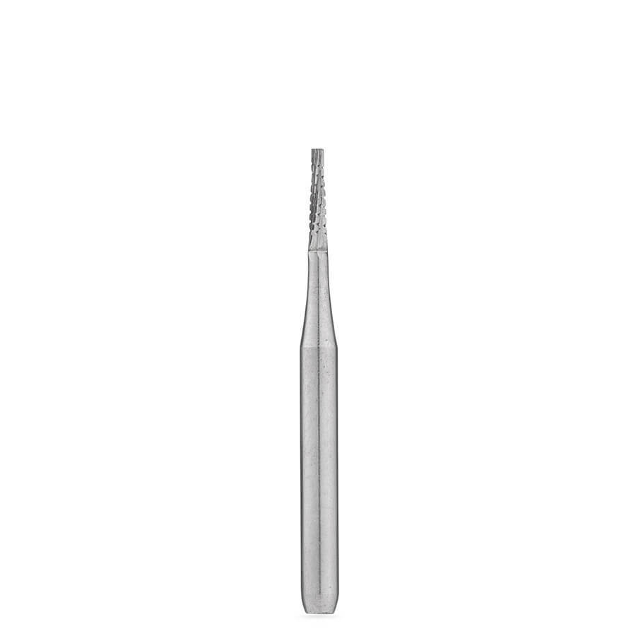 Premium FG/RA Flat-End Taper Cross-Cut Fissure Carbide Burs By Brasseler