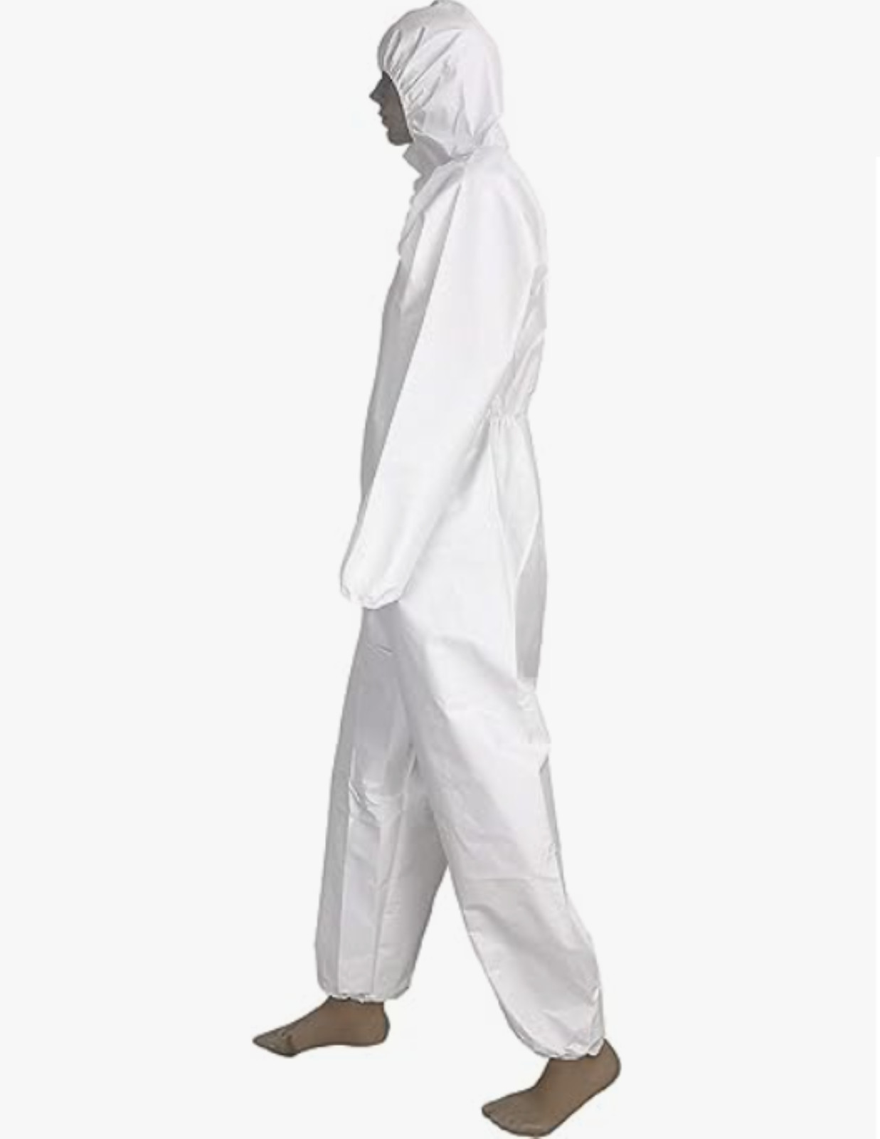 Disposable Isolation Coveralls Light-weight breathable Water Poof with Hood- 2XL
