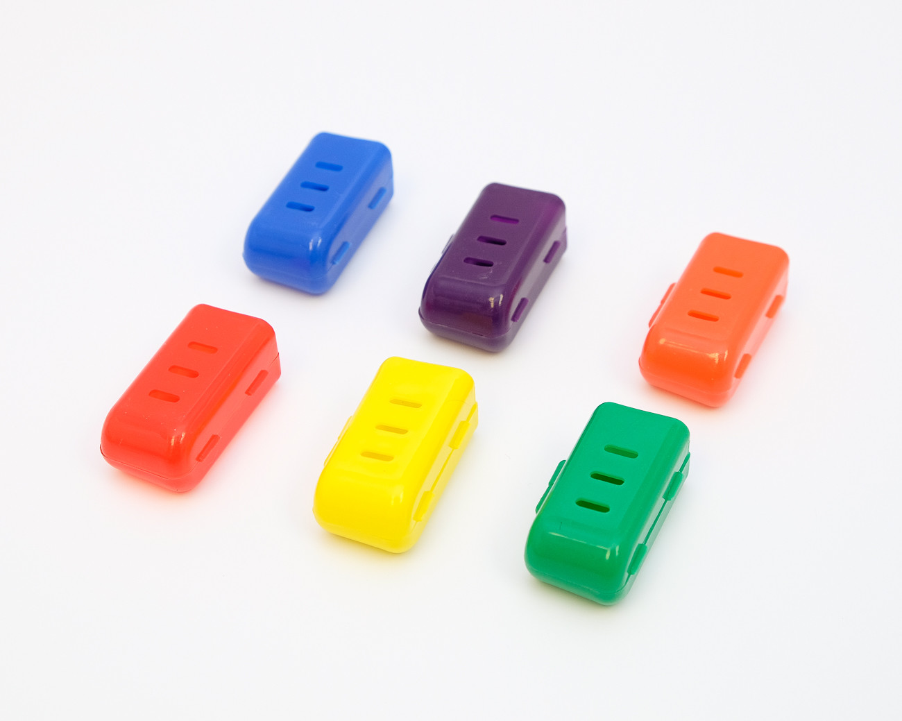 12 Dental Toothbrush Head Protector Case Cap for Home & Travel Assorted Colors