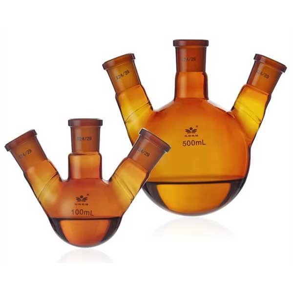 5ml – 1000ml Amber Round Bottom Boiling Flask with Standard Joints Lab Supply ca