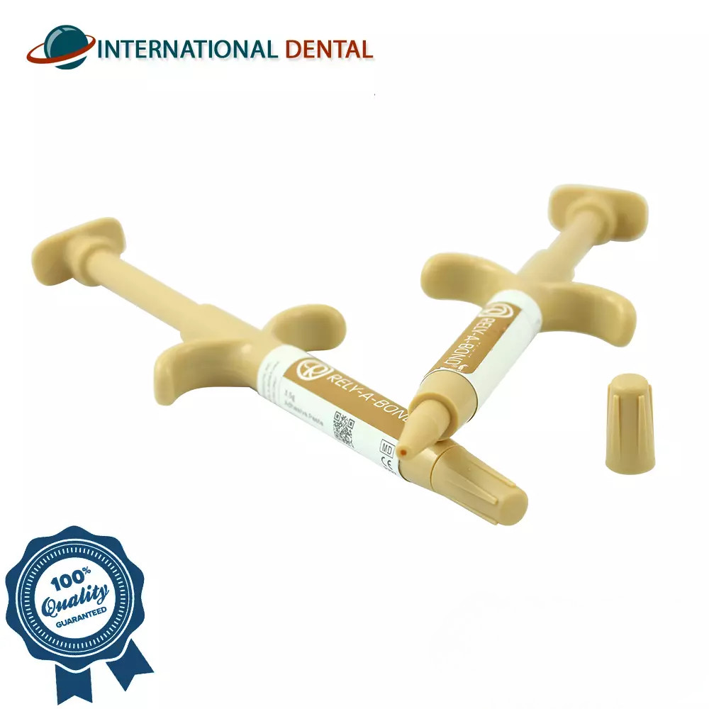 Dental Reliance Ortho Rely-A-Bond Bracket Adhesive 3.5g Syringe Self-Curing