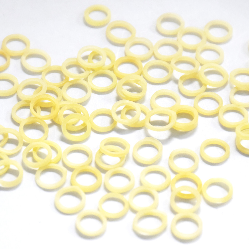 5000 Pcs/Bag Dental Orthodontic Rubber Bands Elastics Ligature Tie 1/4 Fox 3.5Oz