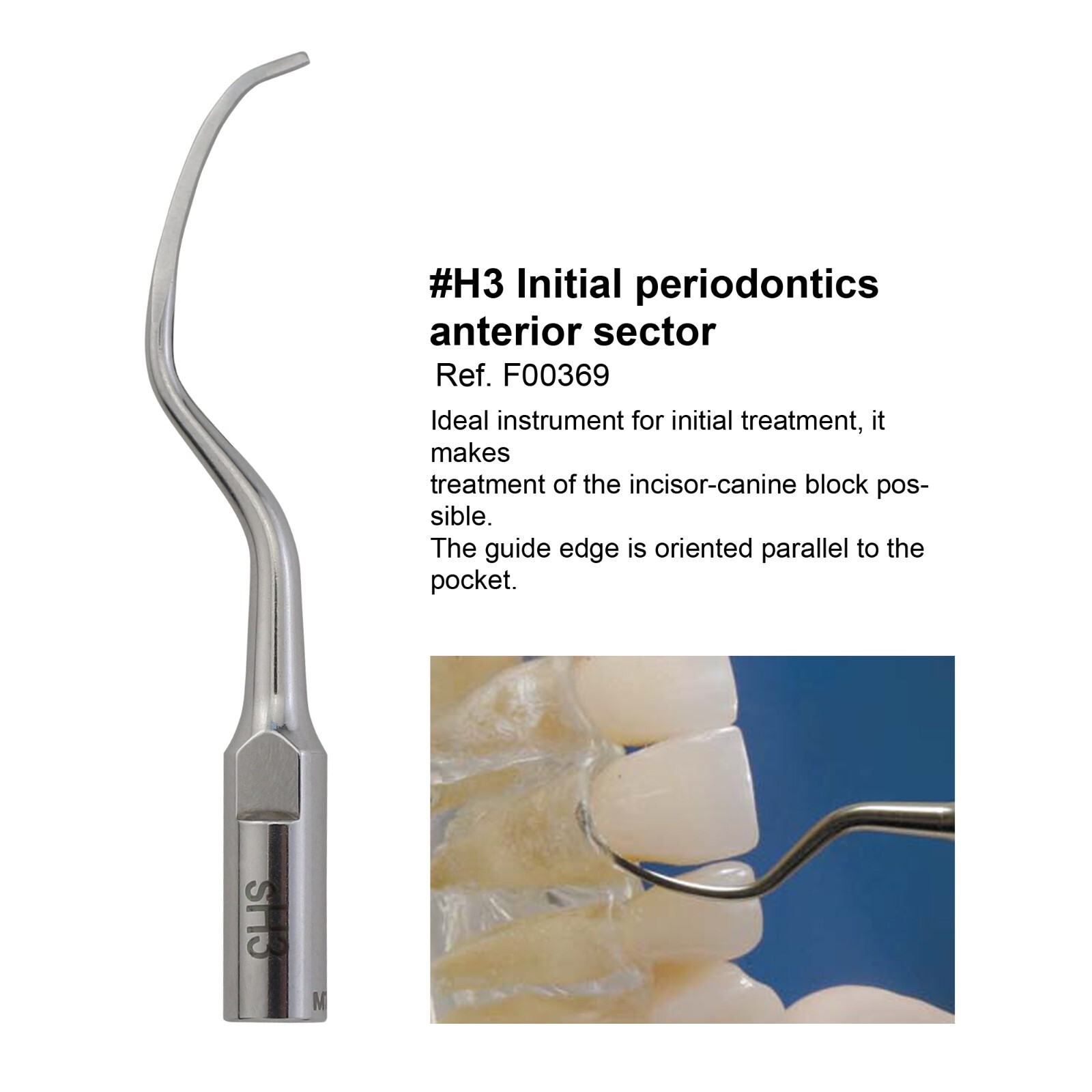 Refine Dental Ultrasonic Scaler Handpiece Tips SH3 LED Satelec Acteon Newtron