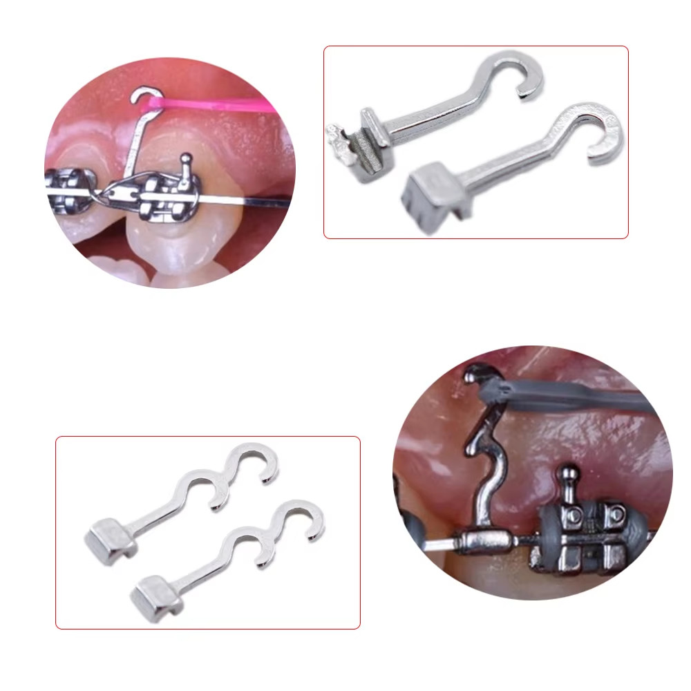 Dental Multi-Function Long Hooks Bondable Orthodontic Crimpable Hook Arch Wires