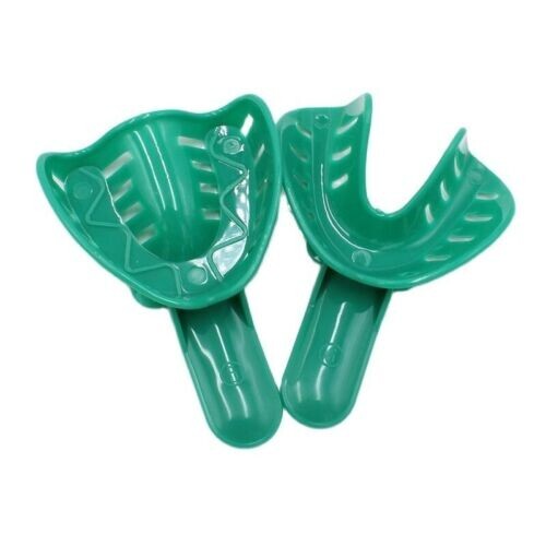 48Pcs Dental Impression Trays Perforated Plastic Disposable (CHOOSE SIZE)