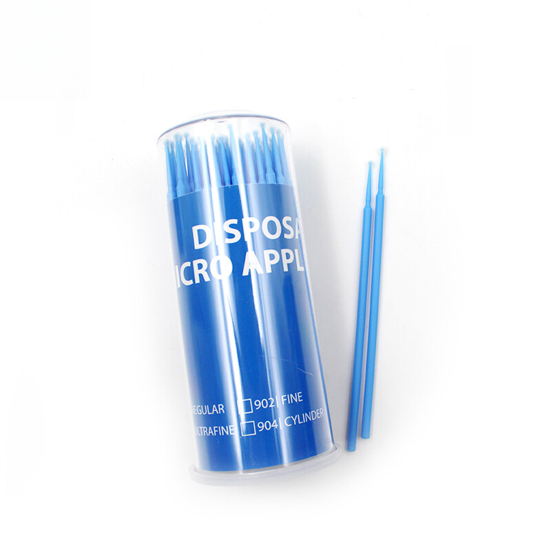 100PCS Dental Materials Disposable Micro Brush Applicators Colorful Brush Beauty