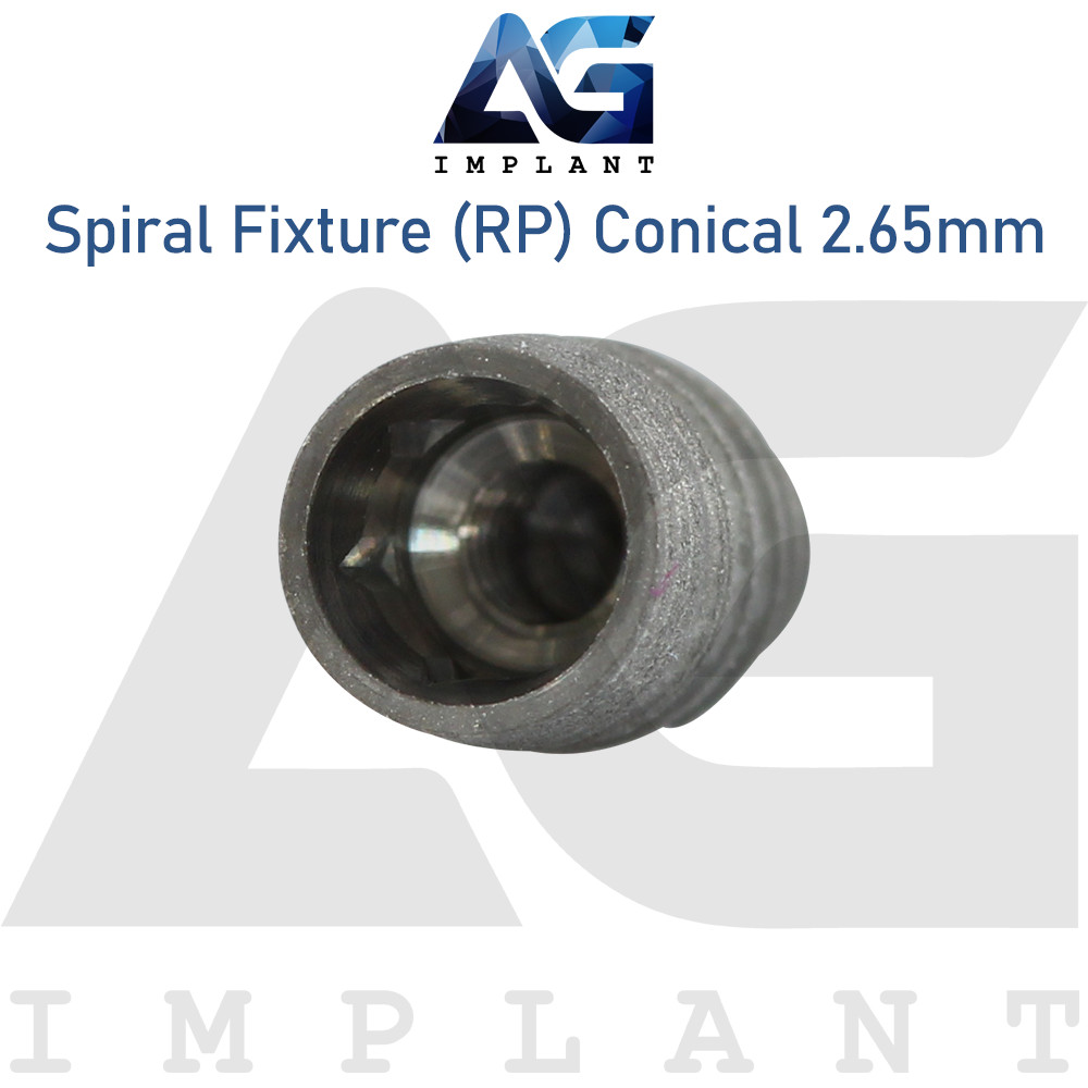 Spiral Fixture Regular Platform (RP) Conical Connection Hex 2.65mm