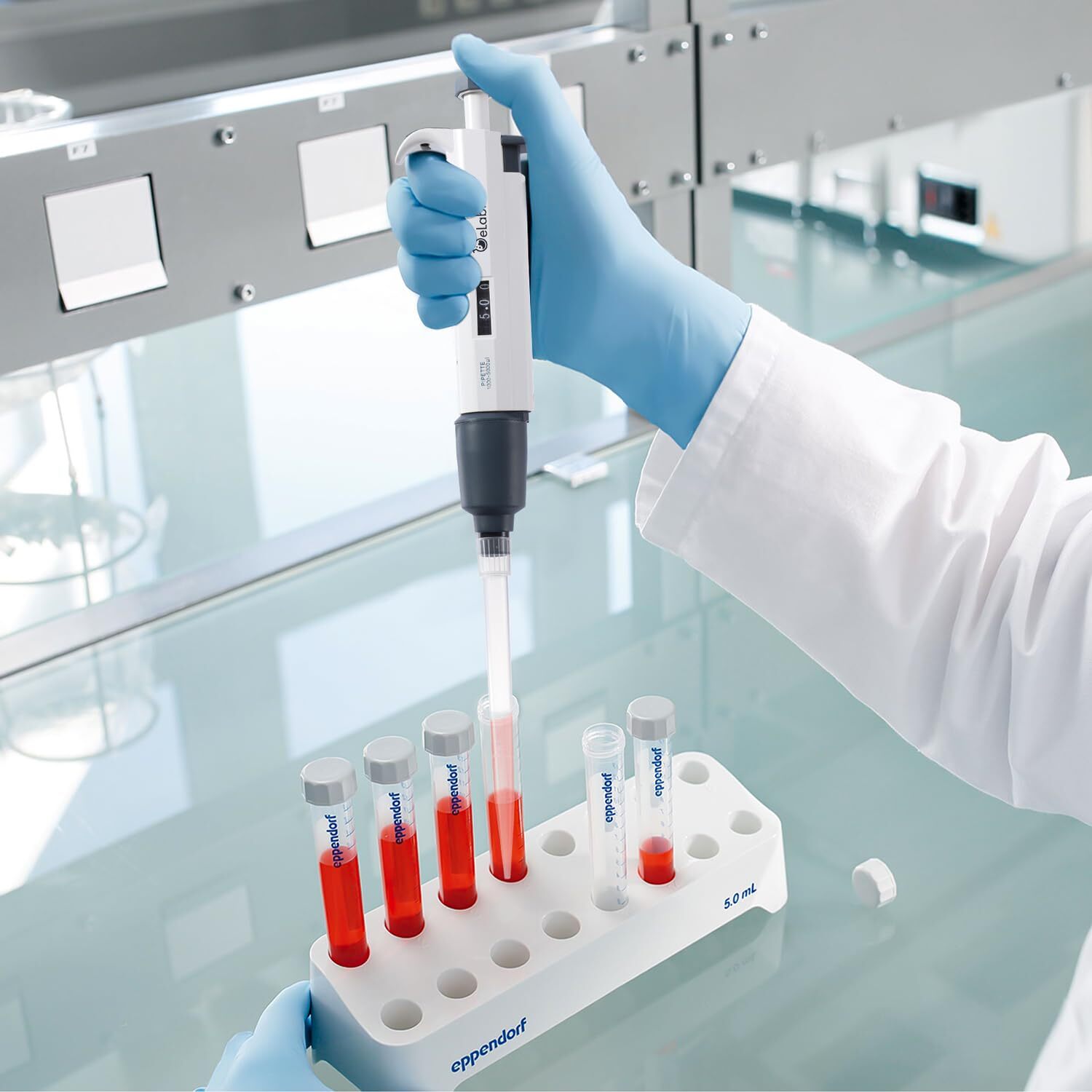 Adjustable Volume Pipette Single Channel Micropipette High Precision Pipettor