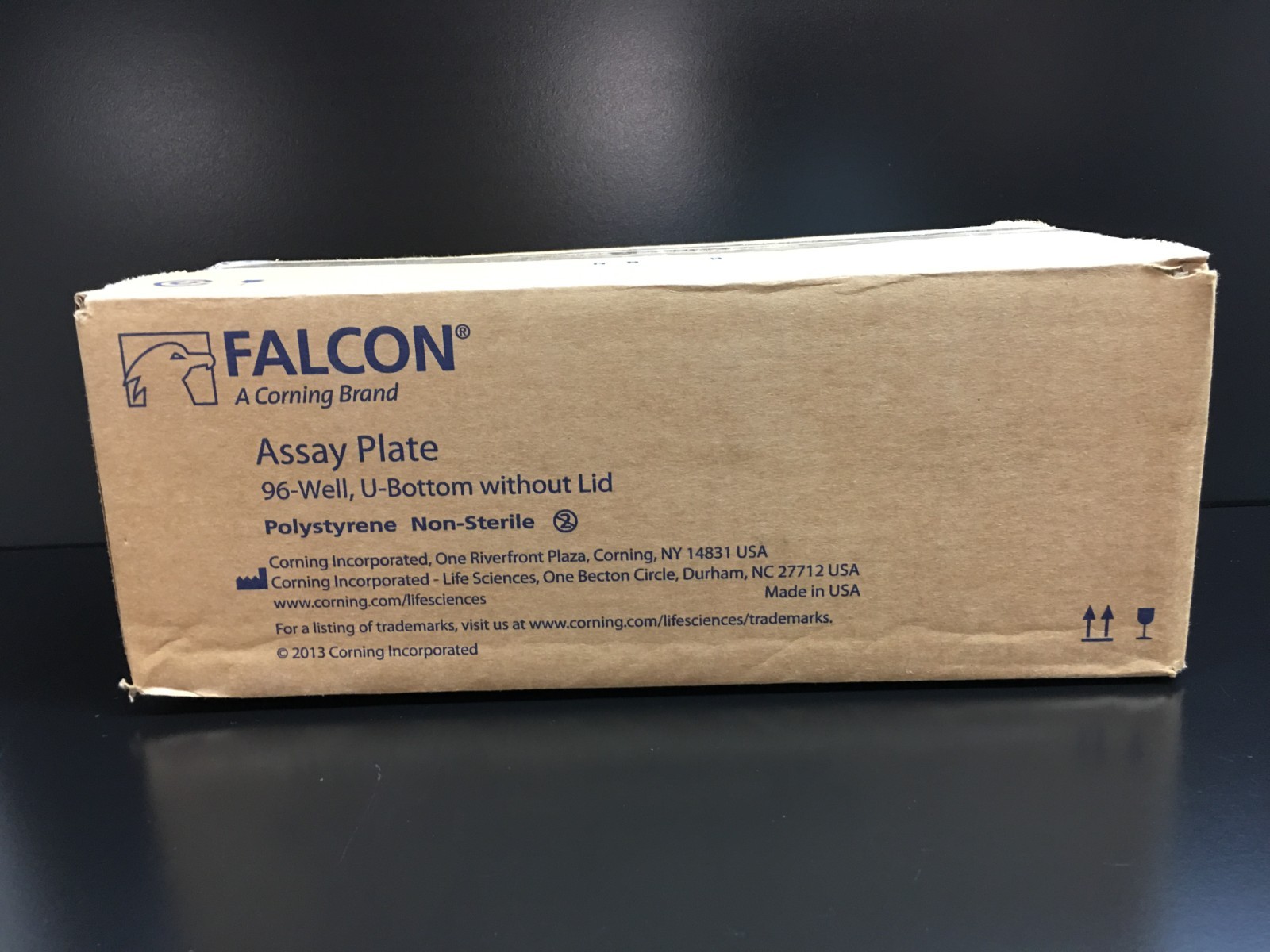 Corning Falcon REF 353910 Clear Round Bottom 96 Well Treated Assay Microplate