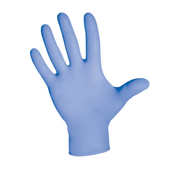 Dash VitalGard Nitrile Exam Medical Gloves (PERWINKLE BLUE), Medium 1000 Gloves