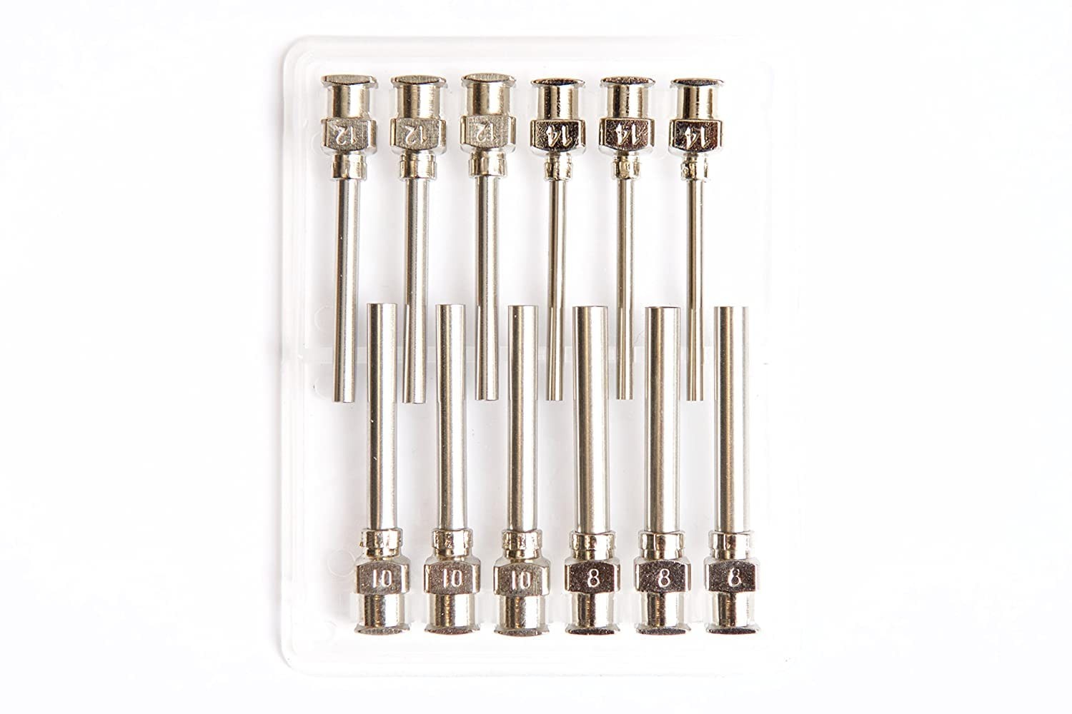 12 Pack – Dispensing Needle 1 – All Metal, Stainless Steel Blunt Tip Luer Lock