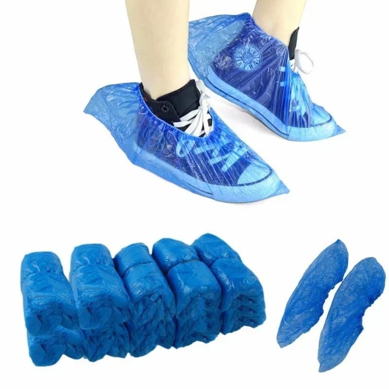100/PCS Disposable Shoe Covers Non Slip Boot Covers Floor Protection
