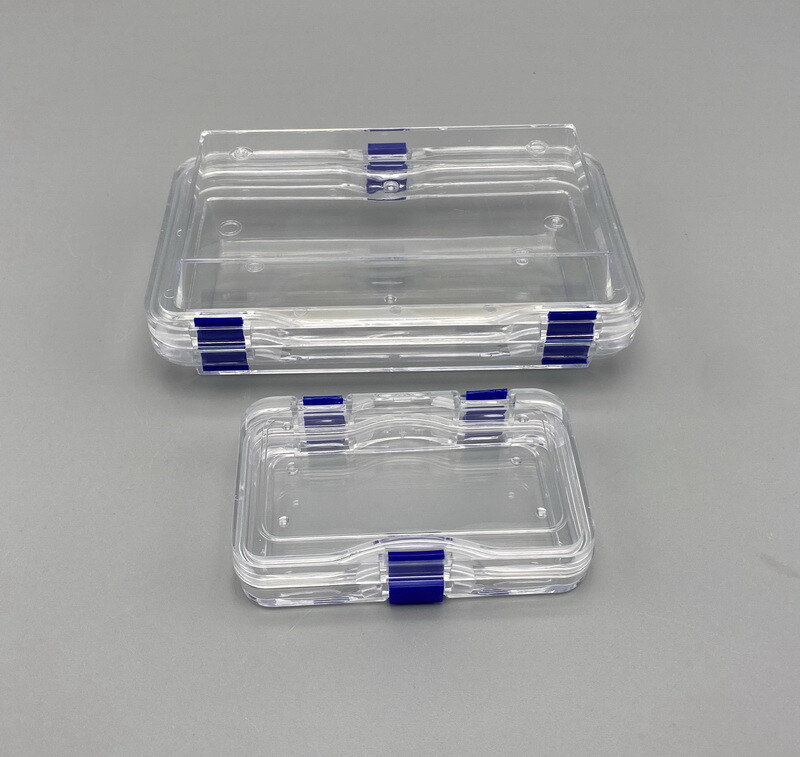 Plastic Dental Box Denture Storage Box with Membrane Hinge Display Jewelry Boxes