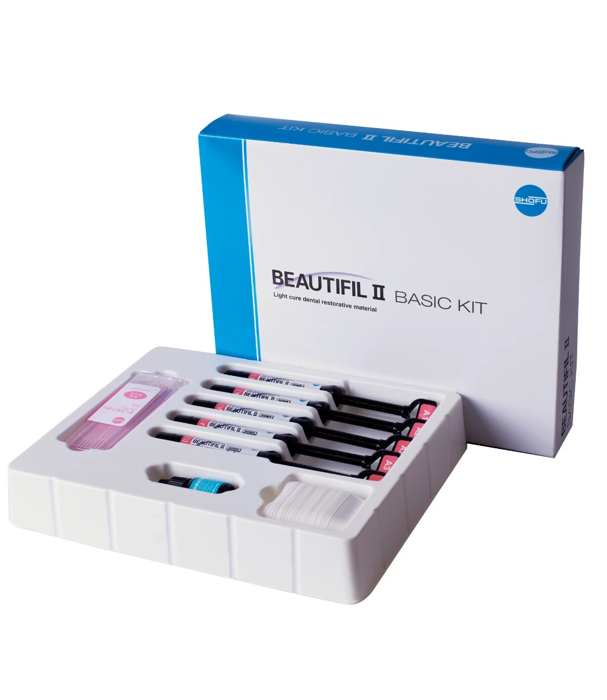 SHOFU BEAUTIFIL II Universal Nano Hybrid Composite Kit 5x4g Syr+ Bond 5 ML