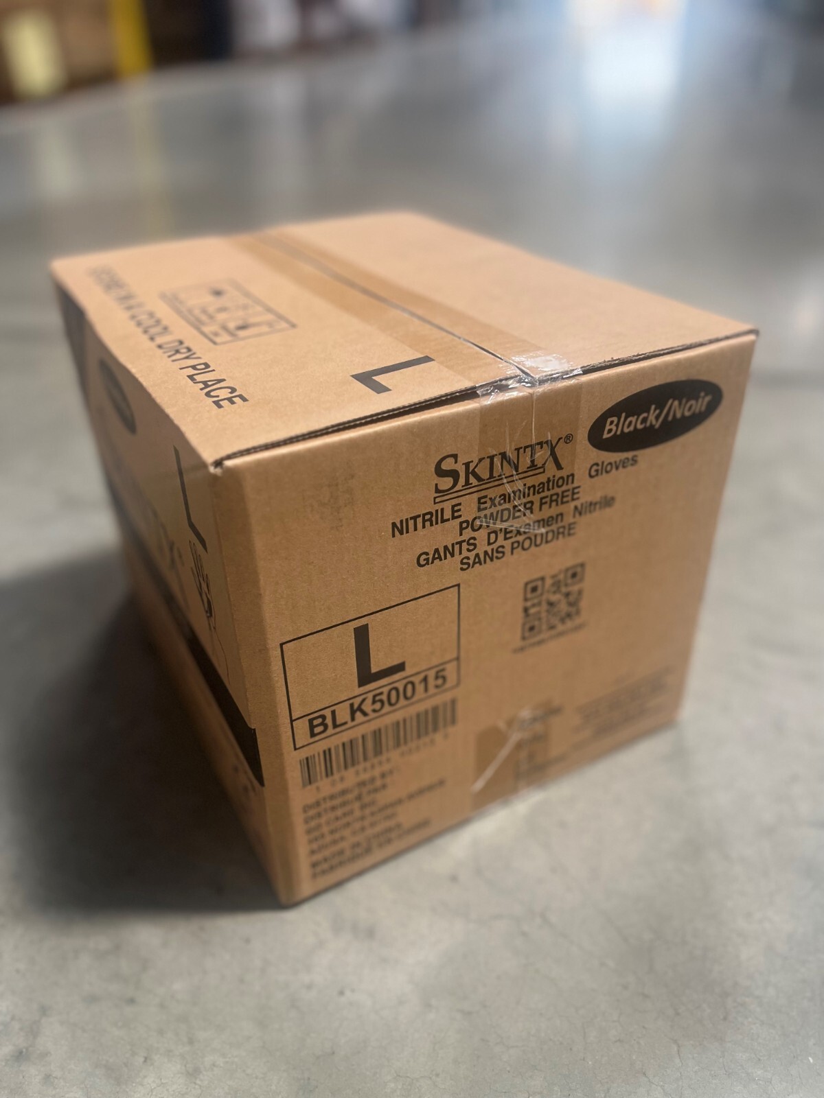 Disposable Gloves | Nitrile | Exam Grade | Black | Powder Free | SKINTX