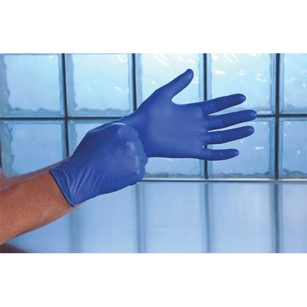 Ansell N194 Microflex Nitrile Exam Gloves, Textured Fingertips, 3.9 Mil,