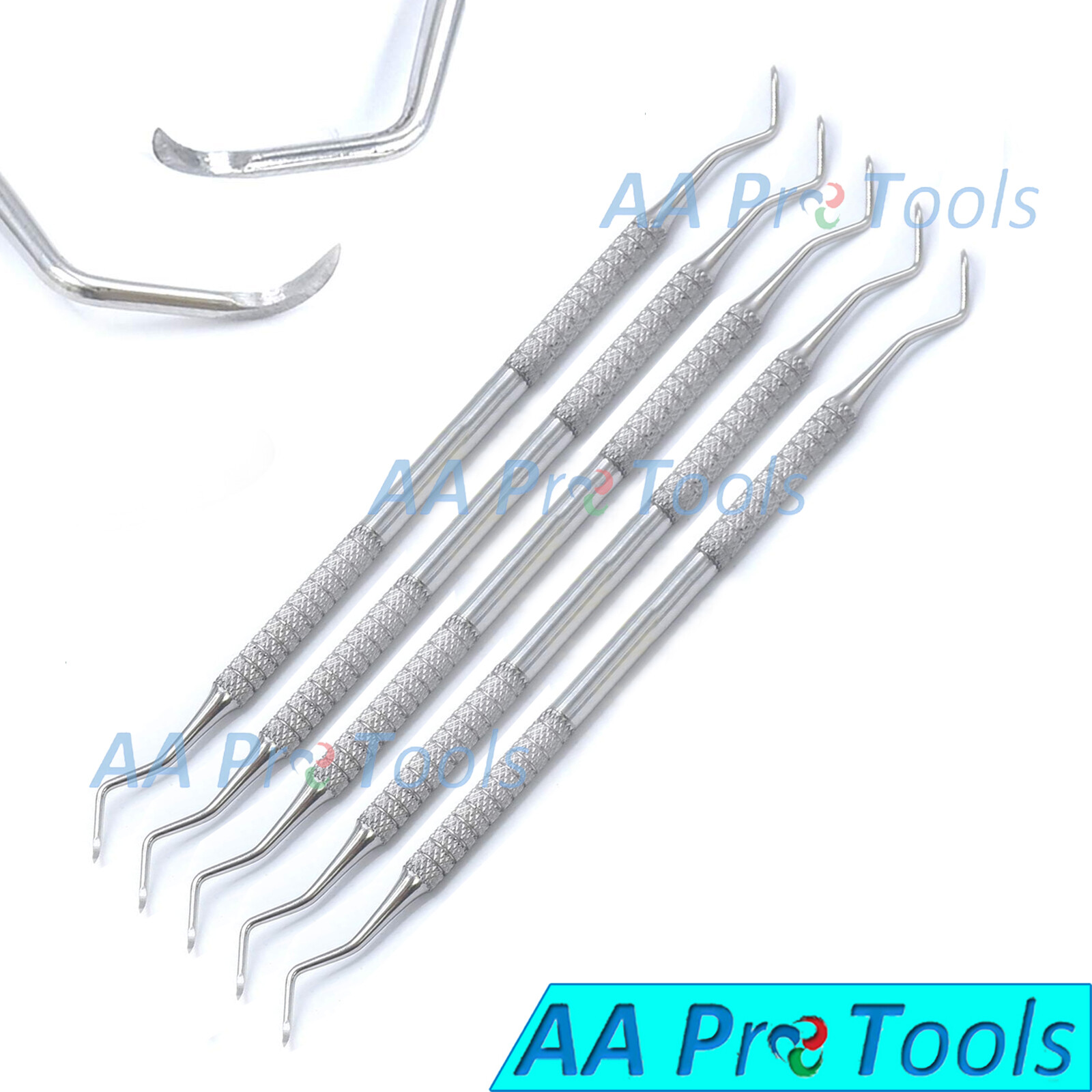 AAPRO: DENTAL SCIKLE SCALER 204S DENTIST NSTRUMENTS *SET OF 5 *