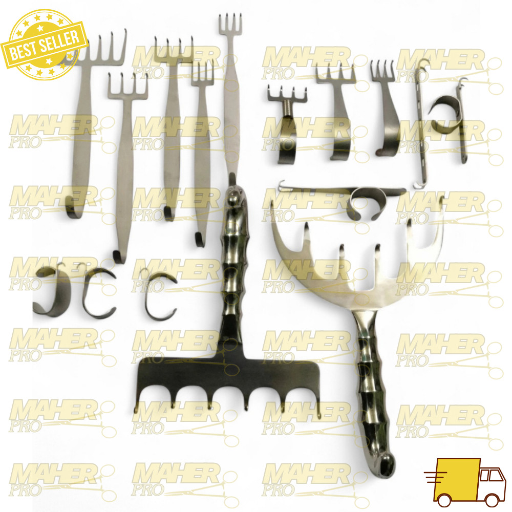 Freeman rake retractors full body plastic surgery set