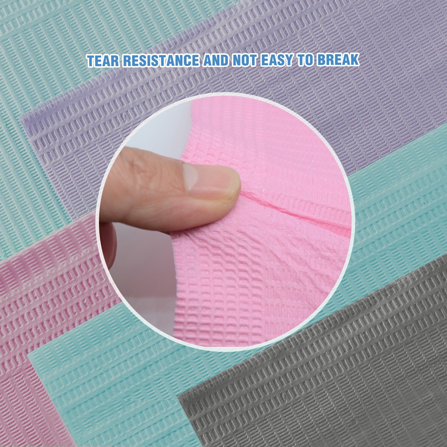 13″x18″ Pink Disposable Dental Bibs,Waterproof Resistant Napkin 125Pcs/Bag