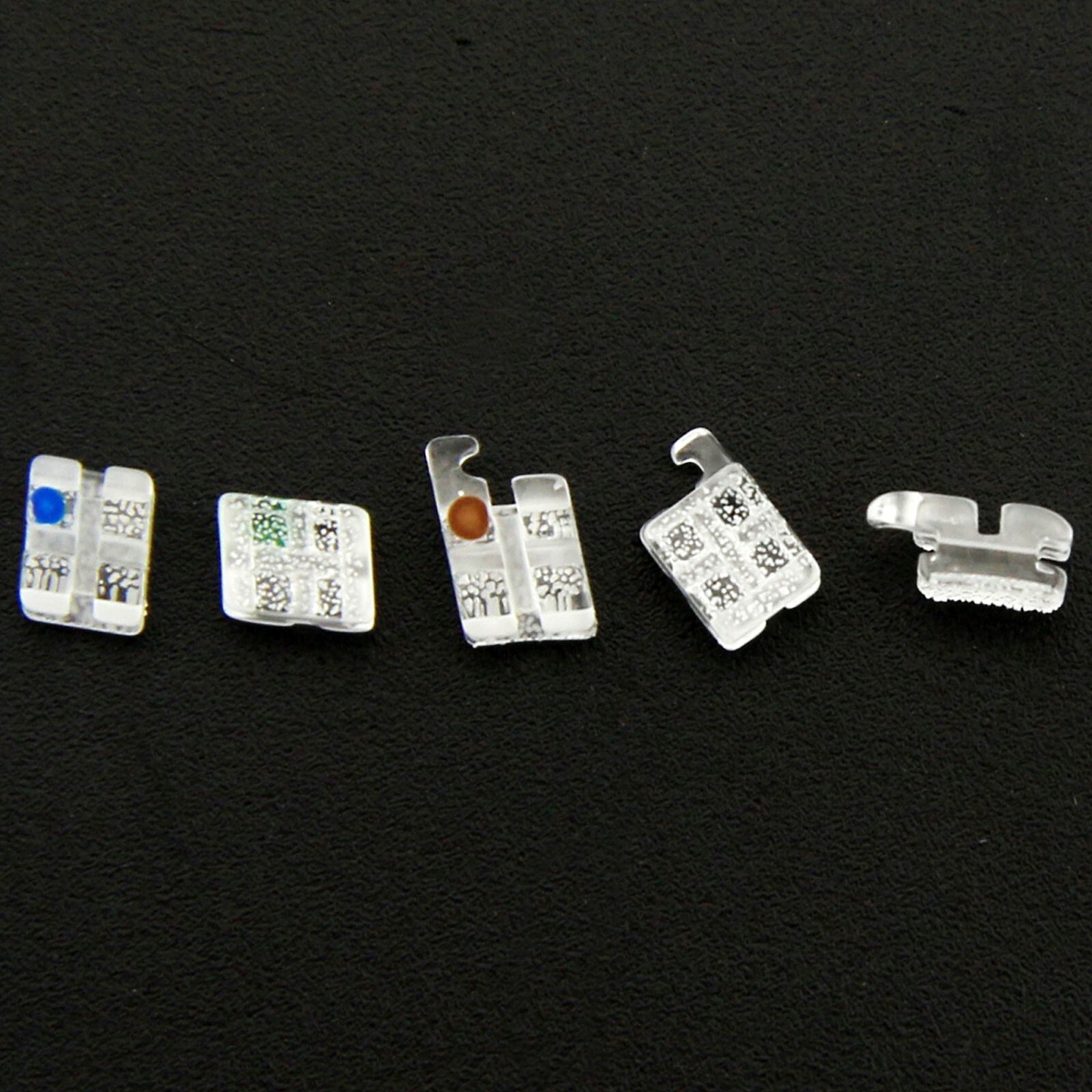 STAR ABSOLUTE Orthodontic Sapphire Brackets Clear Monocystalline Braces Roth MBT