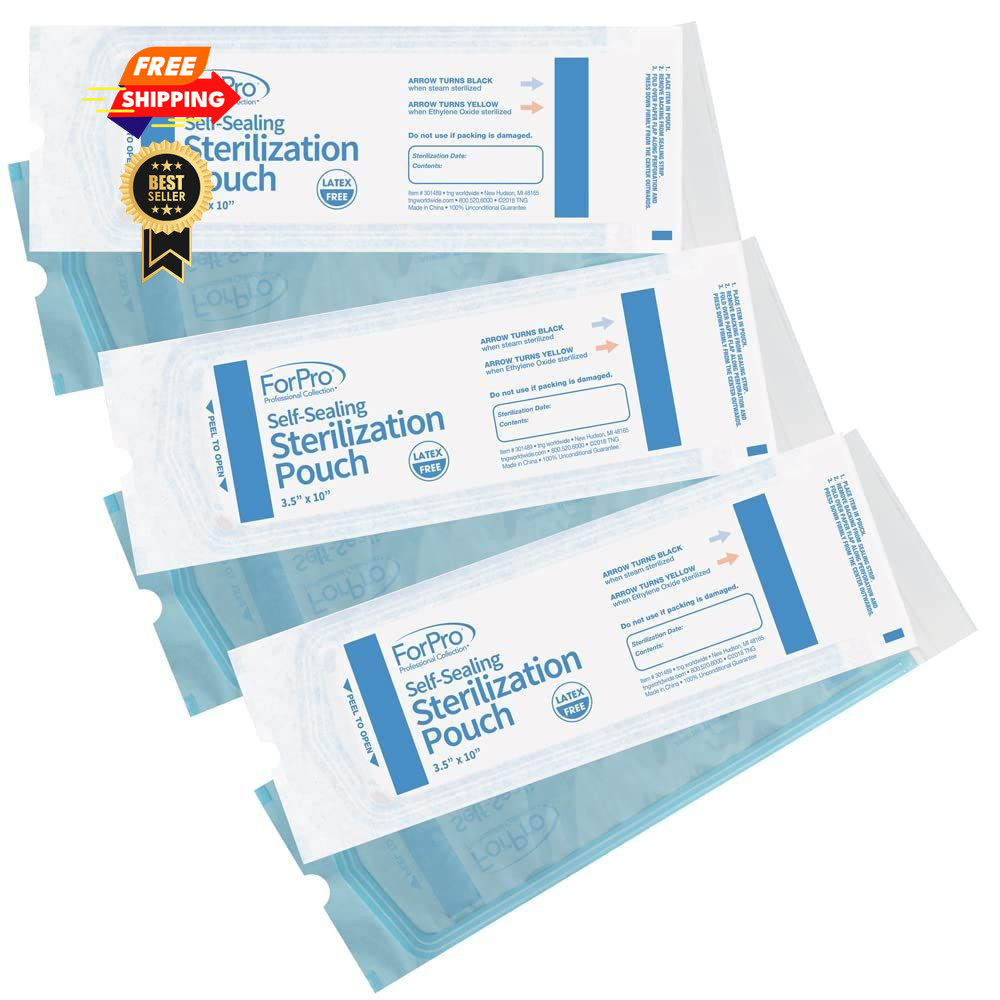 ForPro Professional Collection Self-Sealing 200-Count (Pack of 1), White