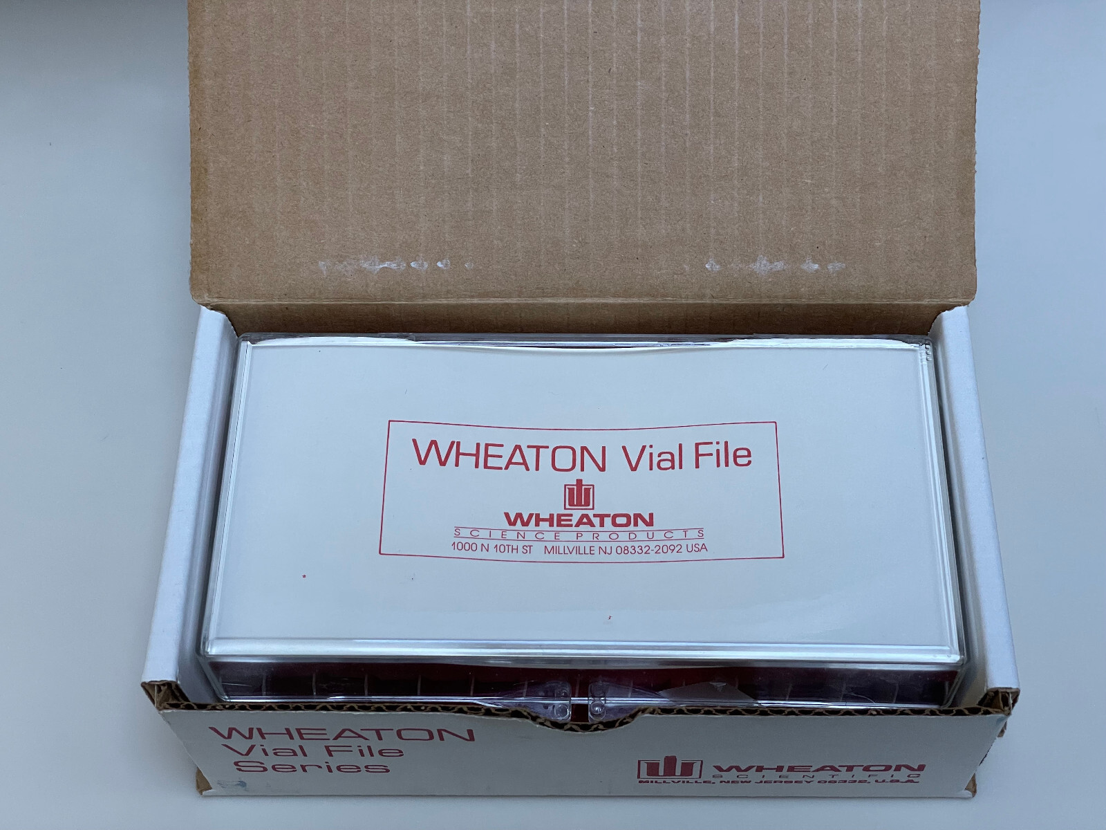 DWK Life Sciences Wheaton™ Glass Sample Vials in Vial File, Cat. #03336