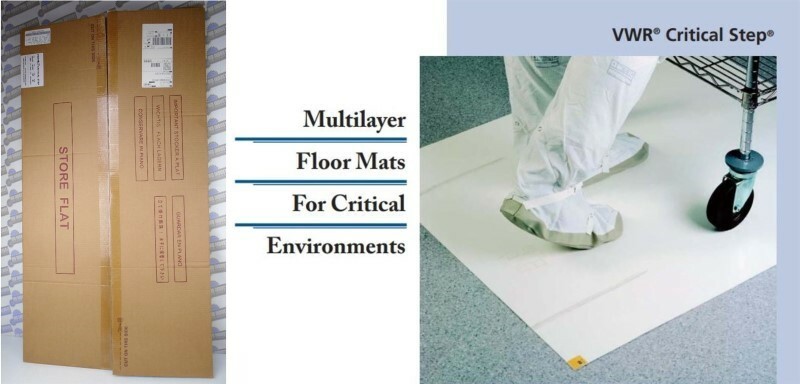 (8pcs) VWR – 30 Layer Multilayer Floor Mats For Critical Environments 25×45