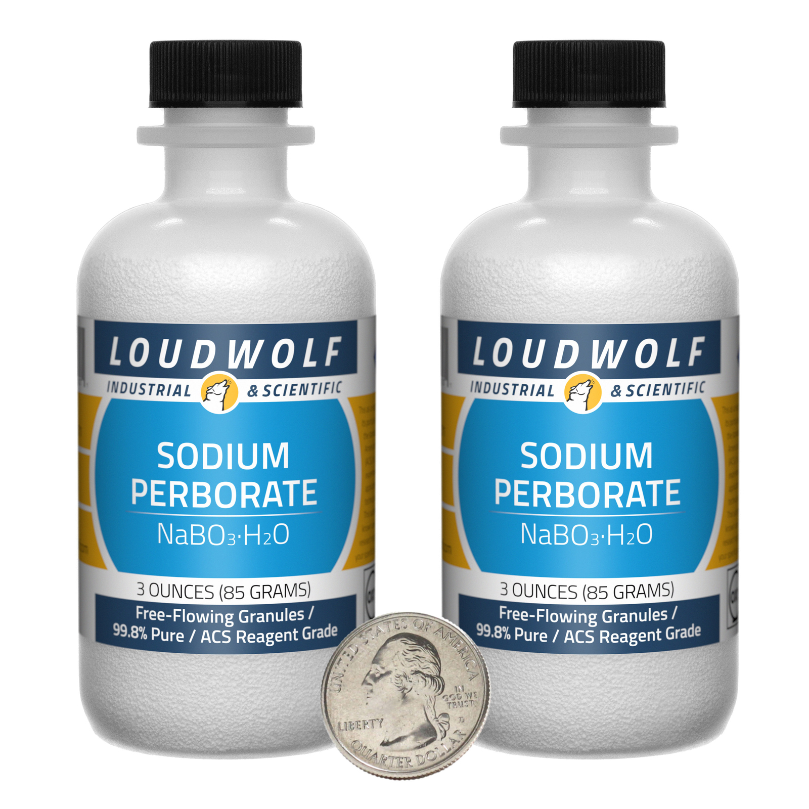 Sodium Perborate / 6 Oz / 2 Bottles / 99.8% ACS Reagent Grade