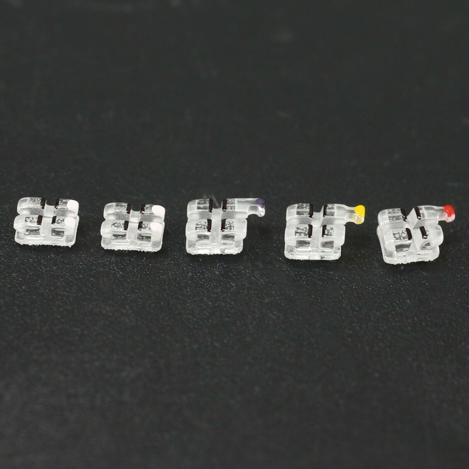 Star DENTECH Orthodontic Sapphire Brackets ABSOLUTE Ceramic Braces MBT 022 345