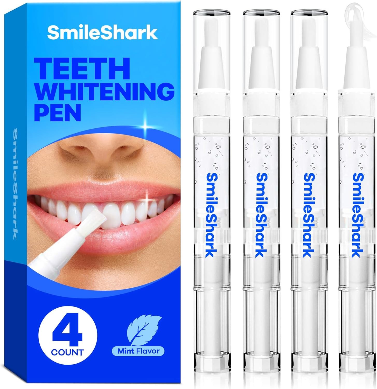 Premium Teeth Whitening Pens (4 Count), Sensitive-Free Whitening Gel