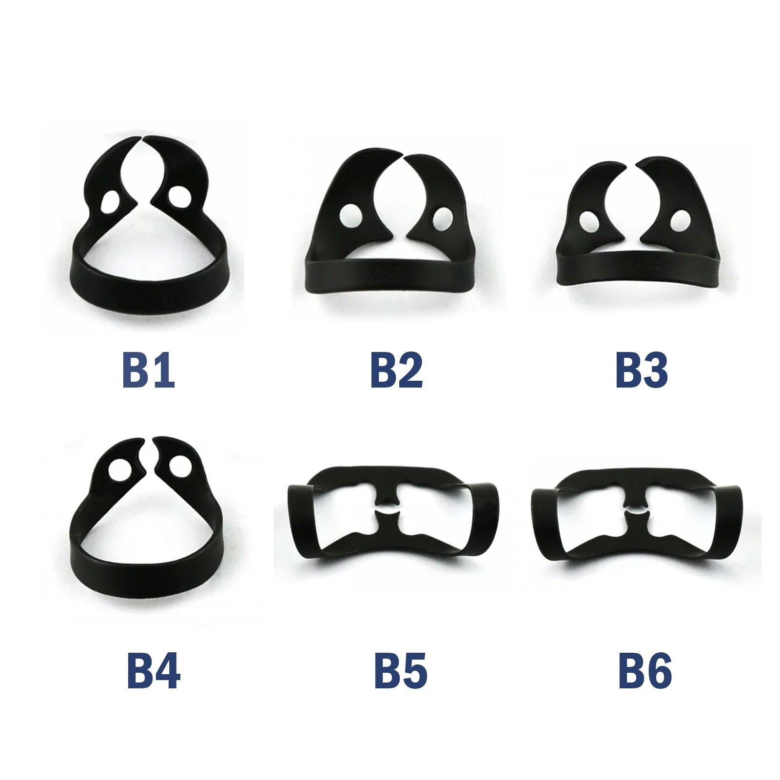 Universal Rubber Dam Brinker Clamps Upper Lower Anterior Clamp B1,B2,B3,B4,B5,B6