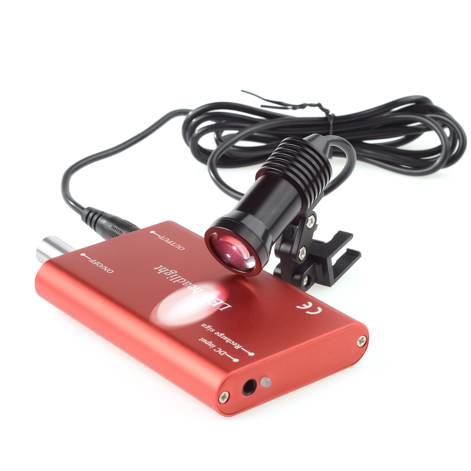 Dental 5W Headlight LED Lamp High Power+Two Clips for Magnifier Loupe DY-009 CE